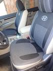 Hyundai Santa Fe 2 2006-2012 Fundas de Asientos de Coche (Polipiel↗Tela, Premium) foto 8