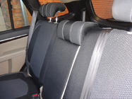 Hyundai Santa Fe 2 2006-2012 Fundas de Asientos de Coche (Polipiel↗Tela, Premium) foto 23