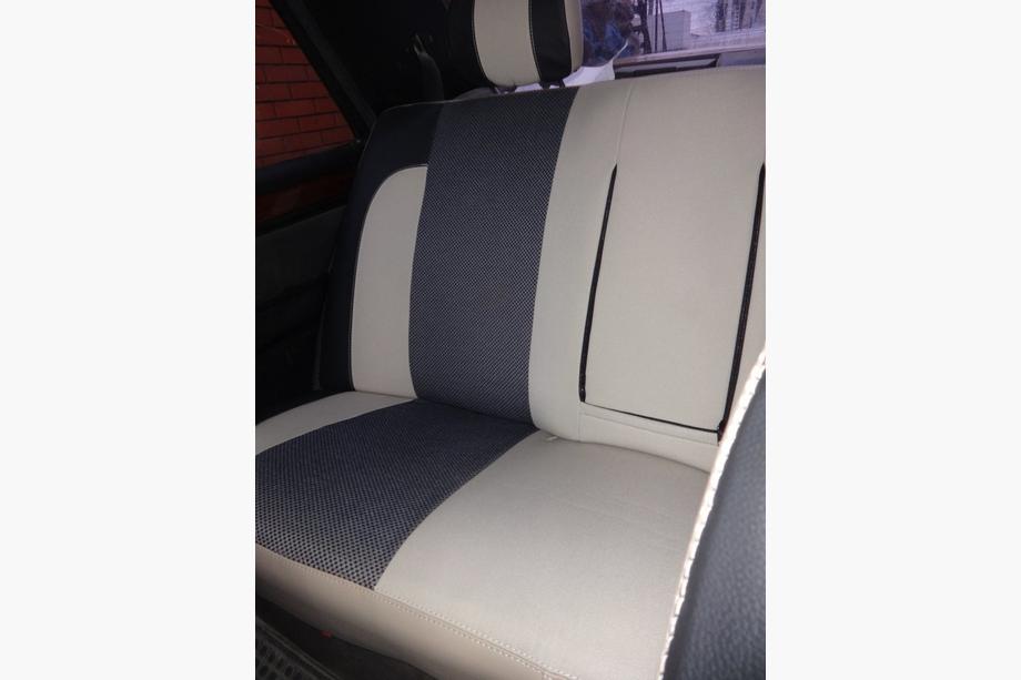 Mercedes E-class W124 1984–1997 Fundas de Asientos de Coche (Polipiel↗Tela, Premium) Foto 7