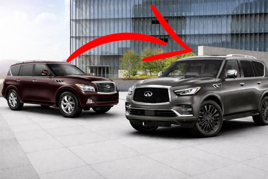Infiniti QX56 2010-2013 Kit de conversión facelift para QX80 2024 Foto 1