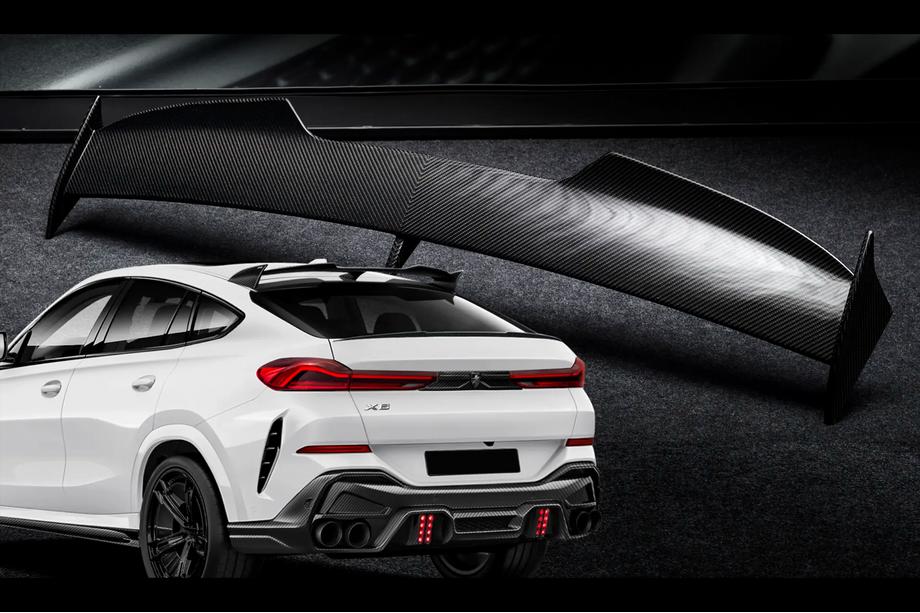 BMW X6 G06 2019–2027 Alerón de luneta trasera LRT (Carbono) Foto 2