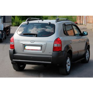 Barra Trasera AK002 Negra (Acero Inoxidable) Hyundai Tucson JM 2004- foto 2
