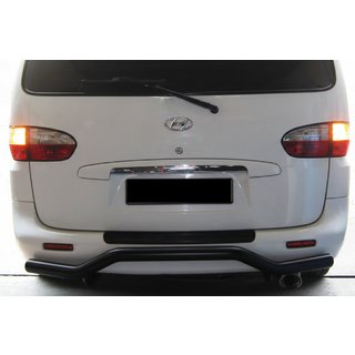 Barra Trasera AK-005 Negra (Acero Inoxidable) Hyundai H200, H1, Starex 1998-2007 foto 2