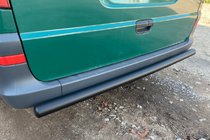 Mercedes Vito W639 2004-2014 Barra Trasera AK002 Negra (Acero Inoxidable) foto 4