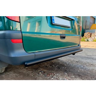 Barra Trasera AK002 Negra (Acero Inoxidable) Mercedes Vito W639 2004-2014 foto 1