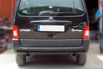 Citroen Berlingo 1996-2008 Protector Trasero Black (Acero Inoxidable) foto 1
