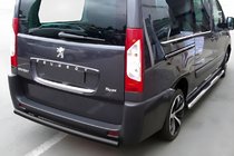Citroen Jumpy 2007–2017 Barra Trasera Black (Acero Inoxidable) foto 1