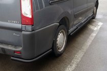 Citroen Jumpy 2007–2017 Esquinas traseras Black (2 uds, acero inoxidable) foto 1