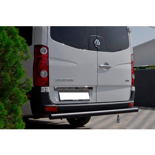 Barra Trasera AK002 Negra (Acero Inoxidable) Volkswagen Crafter 2006-2016 foto 2