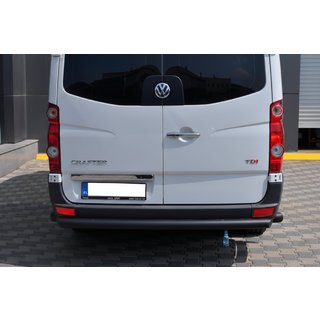 Barra Trasera AK002 Negra (Acero Inoxidable) Volkswagen Crafter 2006-2016 foto 1