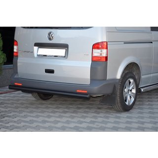 Barra Trasera AK002 Negra (Acero Inoxidable) Volkswagen T5 Transporter 2003-2010 foto 3