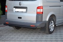 Volkswagen T5 Multivan 2003–2010 Barra Trasera AK002 Negra (Acero Inoxidable) foto 3