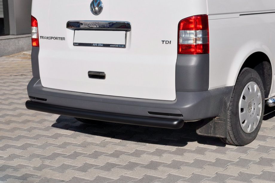 Volkswagen T5 Caravelle 2004-2010 Barra Trasera AK002 Negra (Acero Inoxidable) Image