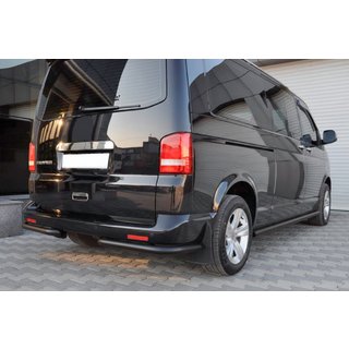 Esquinas Traseras AK003 Negro (2 uds, Acero Inoxidable) Volkswagen T5 Transporter 2003-2010 foto 3