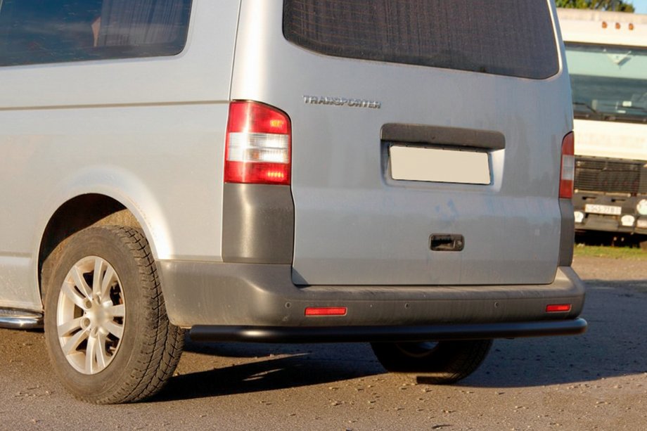 Volkswagen T5 Transporter 2003-2010 Esquinas Traseras AK003 Negro (2 uds, Acero Inoxidable) Foto 7