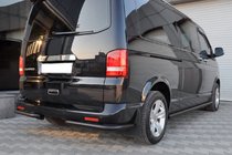 Volkswagen T5 Multivan 2003–2010 Esquinas traseras AK003 Negro (2 uds, acero inoxidable) foto 8