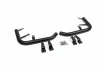 Volkswagen T5 Multivan 2003–2010 Esquinas traseras AK003 Negro (2 uds, acero inoxidable) foto 11