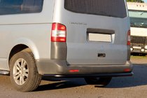 Volkswagen T5 2010-2015 Esquinas traseras AK003 Negro (2 uds, acero inoxidable) foto 3