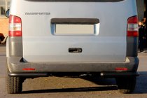 Volkswagen T5 2010-2015 Esquinas traseras AK003 Negro (2 uds, acero inoxidable) foto 6