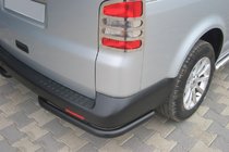 Volkswagen T5 2010-2015 Esquinas traseras AK003 Negro (2 uds, acero inoxidable) foto 7