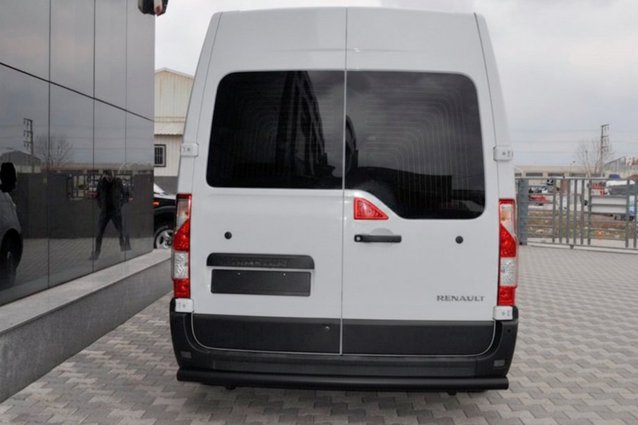 Renault Master 2011-2023 Barra Trasera Black (Acero Inoxidable) Image