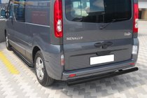 Renault Trafic 2001–2015 Protector Trasero AK002 Negro (Acero Inoxidable) foto 2
