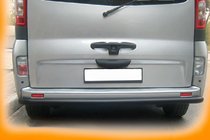 Renault Trafic 2001–2015 Protector Trasero AK002 Negro (Acero Inoxidable) foto 4