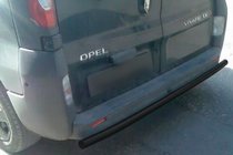 Renault Trafic 2001–2015 Protector Trasero AK002 Negro (Acero Inoxidable) foto 3