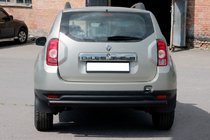 Dacia Duster 2008-2018 Barra Trasera Recta Black (Acero Inoxidable) foto 2