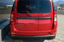 Renault Logan MCV 2005-2013 Barra Trasera Black (Acero Inoxidable) foto 1