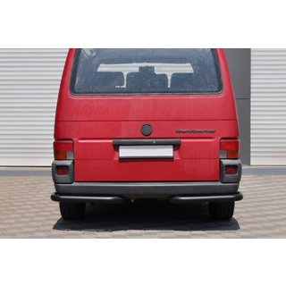 Esquinas traseras AK003 Negro (2 uds, acero inoxidable) Volkswagen T4 Caravelle/Multivan 1990–2003 foto 1
