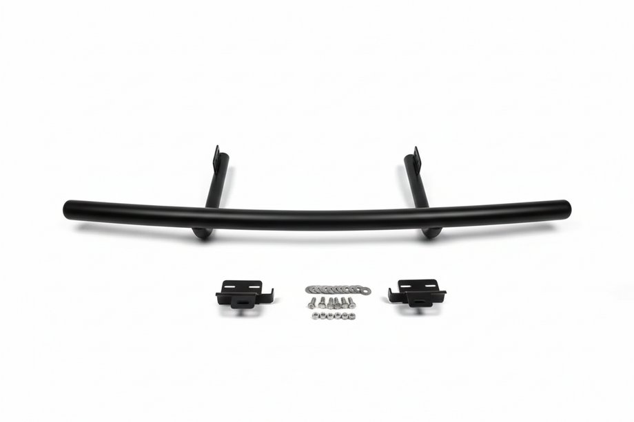 Volkswagen T4 Caravelle/Multivan 1990–2003 Barra Trasera AK002 Negra (Acero Inoxidable) Foto 3