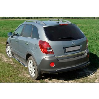 Barra Trasera AK002 Negra (Acero Inoxidable)