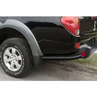 Esquinas Traseras AK003 Negro (2 uds, Acero Inoxidable) Mitsubishi L200 2006-2015 foto 3