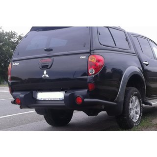 Esquinas Traseras AK003 Negro (2 uds, Acero Inoxidable) Mitsubishi L200 2006-2015 foto 1