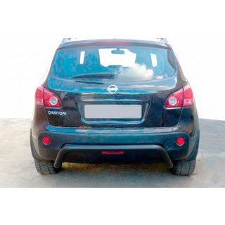Barra Trasera AK007 Negra (Acero Inoxidable) Nissan Qashqai 2007-2010 foto 1