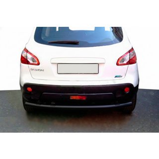 Barra Trasera Recta Black (Acero Inoxidable) Nissan Qashqai 2010-2014 foto 1