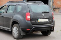 Renault Duster 2008–2017 Barra trasera Black (acero inoxidable) foto 1