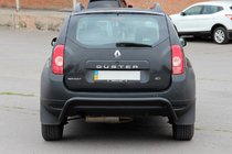 Renault Duster 2008–2017 Barra trasera Black (acero inoxidable) foto 2