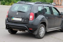 Renault Duster 2008–2017 Barra trasera Black (acero inoxidable) foto 3