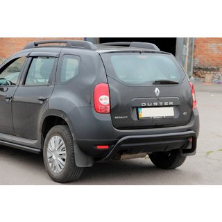Barra trasera Black (acero inoxidable) Renault Duster 2008–2017 foto 1