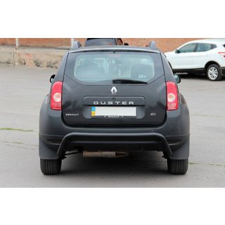 Barra trasera Black (acero inoxidable) Renault Duster 2008–2017 foto 2