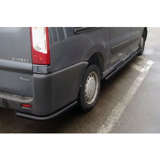 Esquinas Traseras AK003 Negro (2 uds, Acero Inoxidable) Fiat Scudo 2007-2015 foto 1