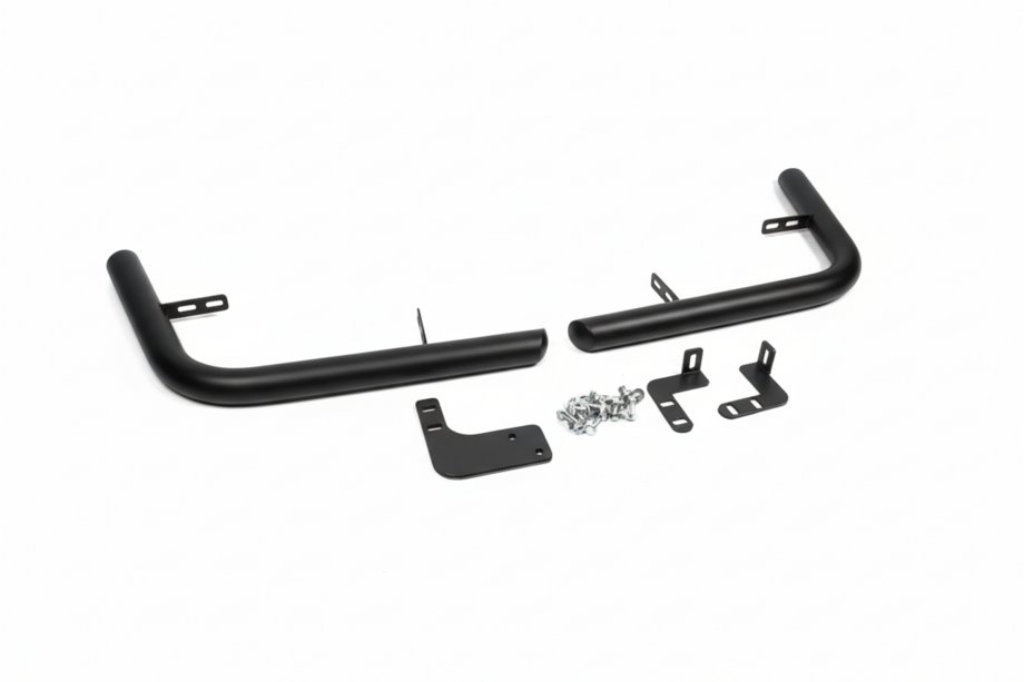 Peugeot Expert 2007-2016 Esquinas traseras AK-003 Negro (2 uds, acero inoxidable) Foto 4