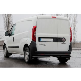 Barras de esquina traseras AK003 Negro (acero inoxidable) Fiat Doblo II 2010-2022 foto 4