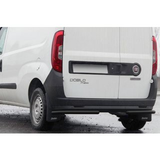 Barras de esquina traseras AK003 Negro (acero inoxidable) Fiat Doblo II 2010-2022 foto 1