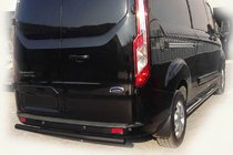 Ford Custom 2013-2022 Barra Trasera AK002 Negra (Acero Inoxidable) foto 5