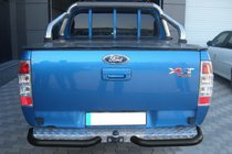Ford Ranger 2007-2011 Esquinas Traseras AK003 Negro (2 uds, Acero Inoxidable) foto 2