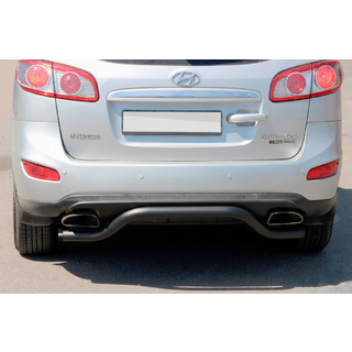 Barra Trasera AK007-2 Negra (Acero Inoxidable) Hyundai Santa Fe 2 2006-2012