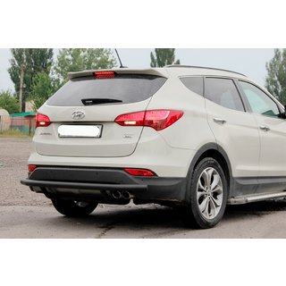 Barra Trasera AK002 Negra (Acero Inoxidable) Hyundai Santa Fe 3 2012-2018 foto 1